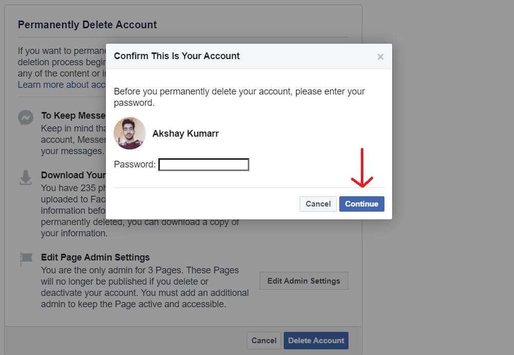 How to delete your facebook account