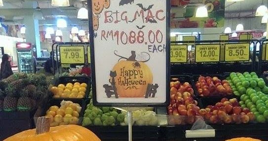 Would you buy this Pumpkin at Village Grocer for RM1,088 ...