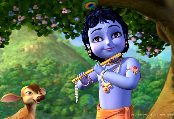 Animated Lord Krishna Photos