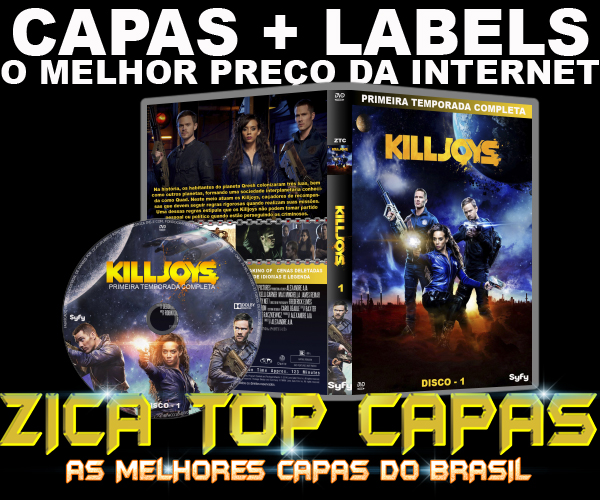 CAPA DO DVD - KILLJOYS - PRIMEIRA TEMPORADA - LABEL - 2016