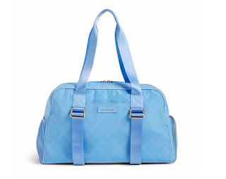 Vera bradley coupon code: Preppy Poly Yoga Sport Bag in Sky Blue