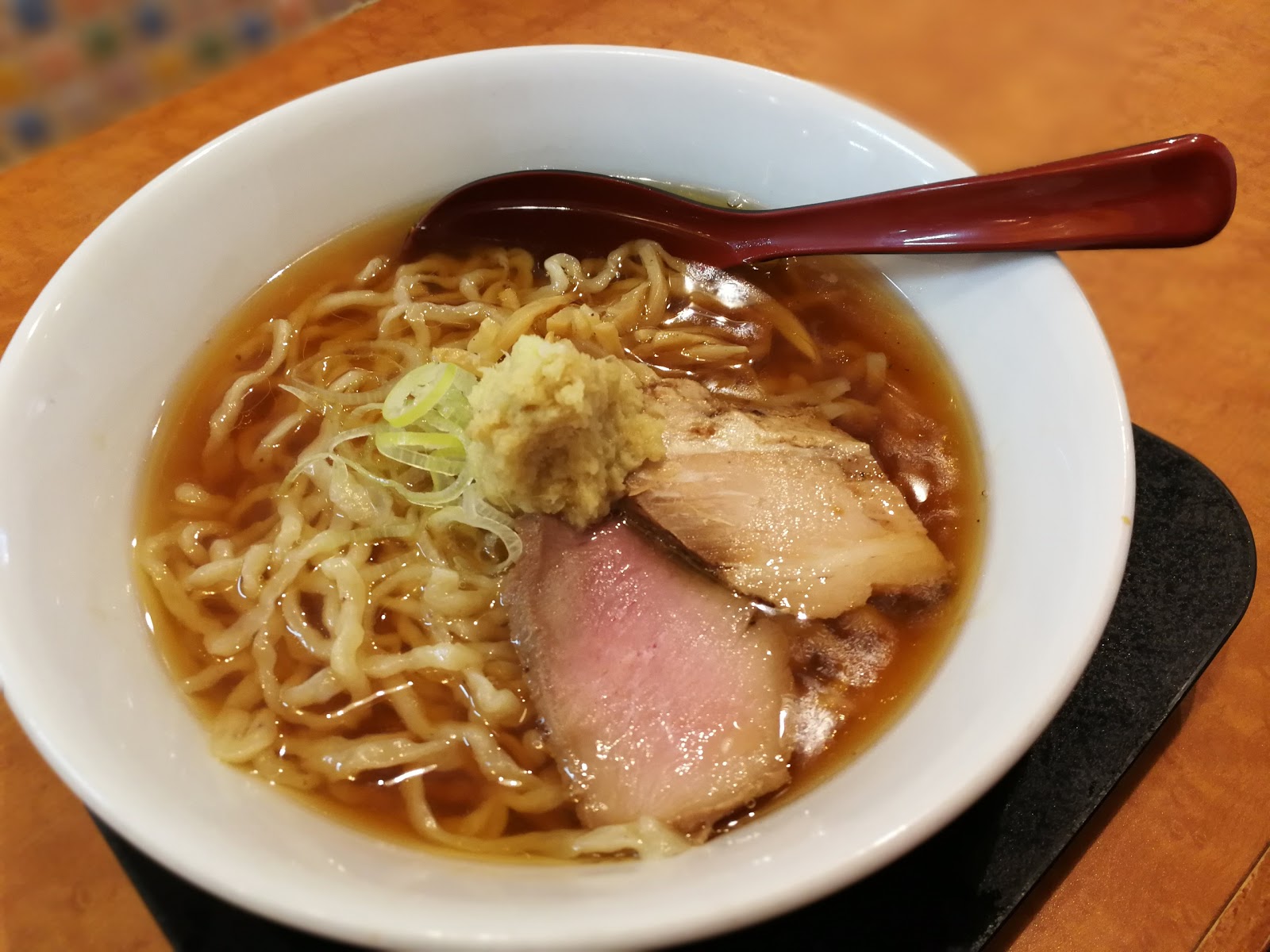 めんくいろぐ 麺や うから家から 福島市 生姜ラーメン