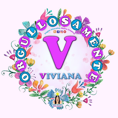 Nombre Viviana - Carteles para mujeres - Día de la mujer