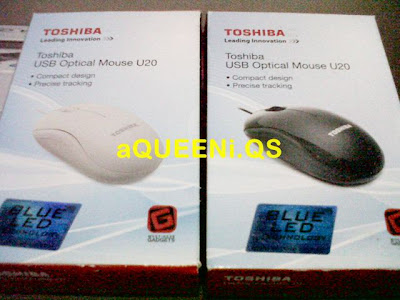 Toshiba USB Optical Mouse U20 | Blue LED Technology