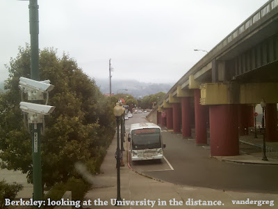 UC Berkeley Train Station -  only visible from the Amtrak Train or BART