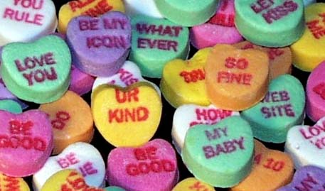 candy hearts for. Valentine 