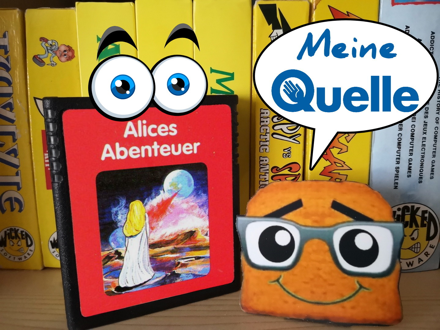 Atari 2600 Spielkartusche Alices Abenteuer