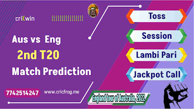 Aus vs Eng 2nd T20 Match Prediction - Cricdiction