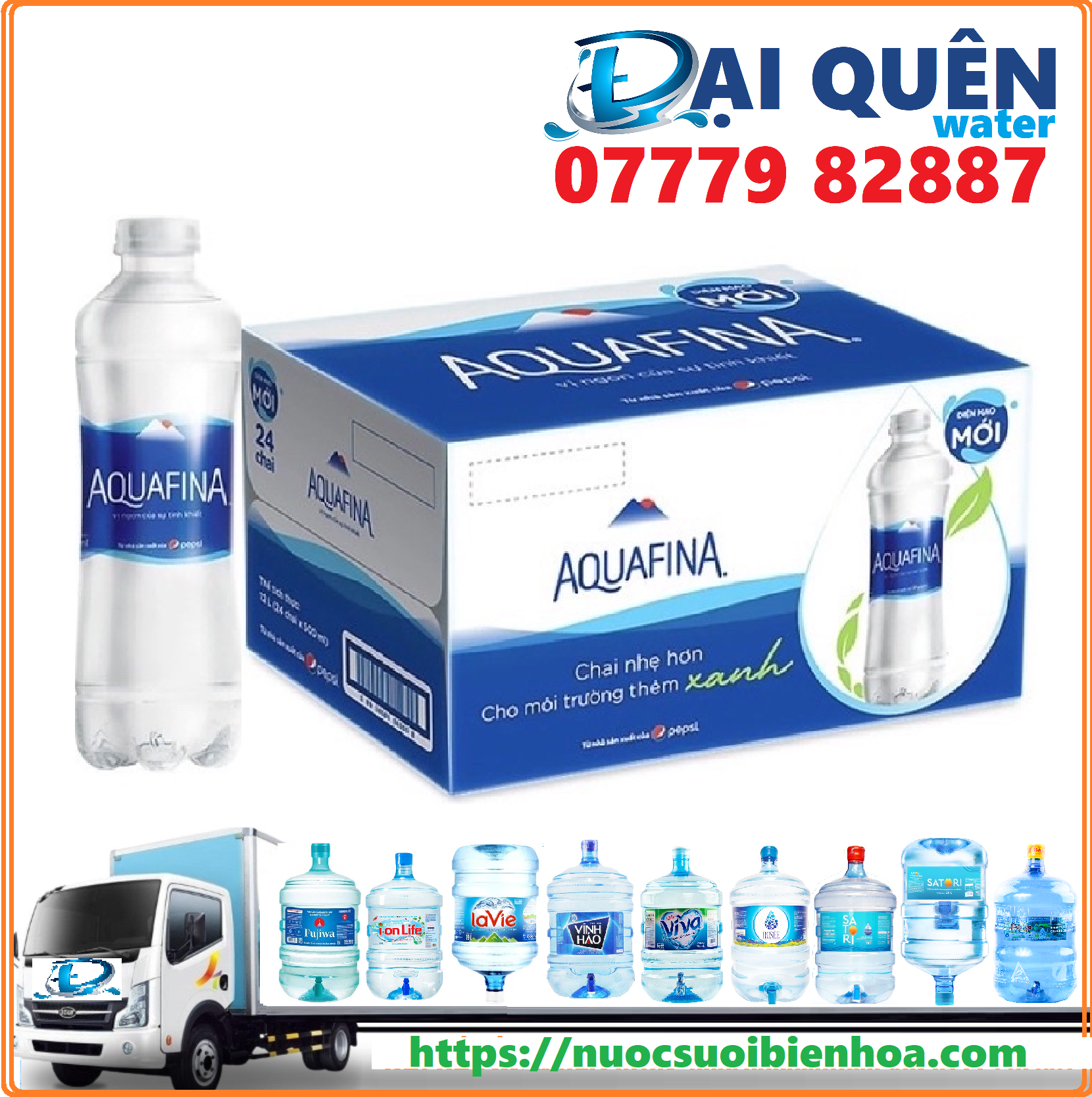 Thùng nước tinh khiết aquafina 24* 500 ml- AQUAFINA500ML