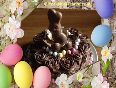  Easter eggs Easter Bunny chocolate cake