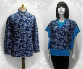 Model baju batik modern 0134w