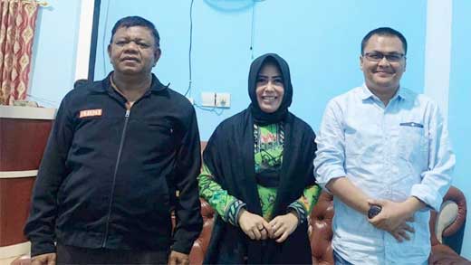 Rezka Oktoberia Bersama Wabup Limapuluh Kota, Rizki Kurniawan Nakasri Hadiri Sertijab Wali Nagari Situjuah Ladang Laweh