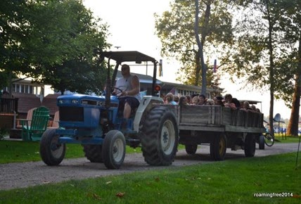 Wagon rides for the kids