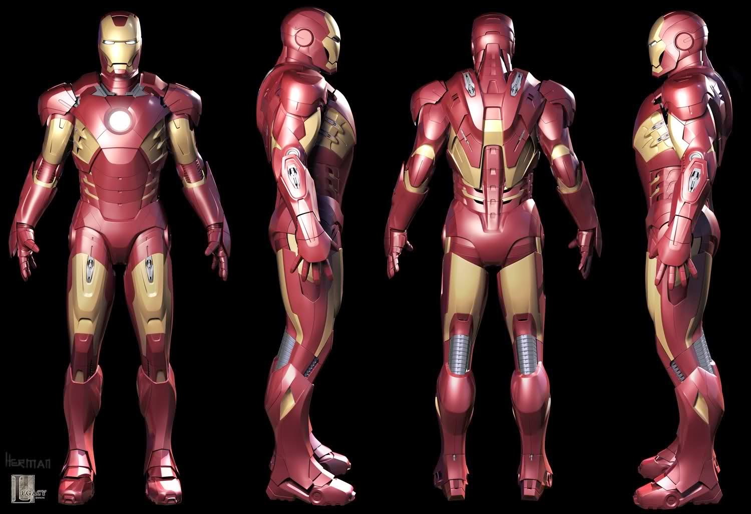 Thor, Spider Man, Iron Man and Wolverine at Madame Tussauds Sydney