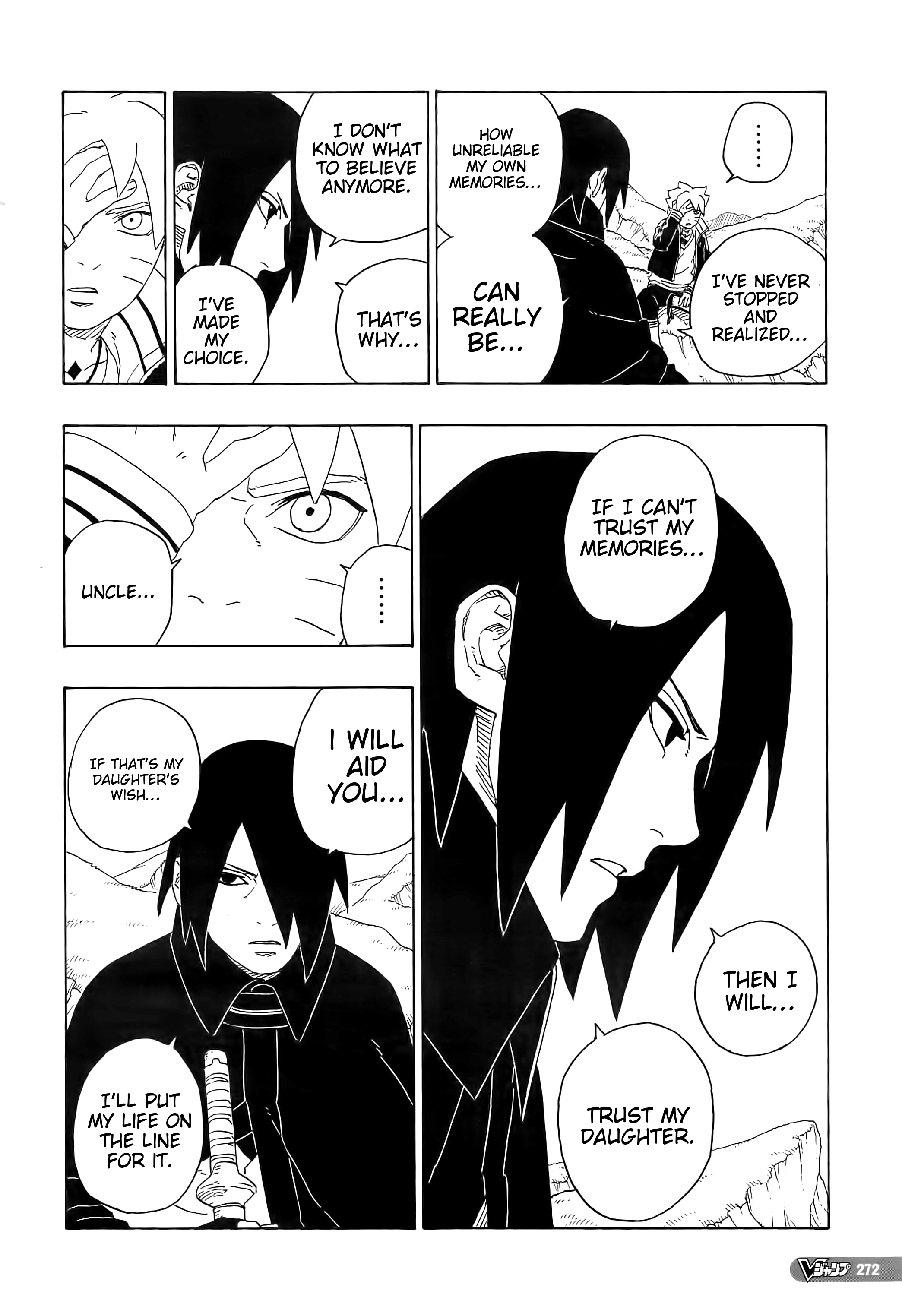 Boruto Naruto Next Generations Chapter 80 Sarada Mangekyo Sharingan - Comic  Book Revolution