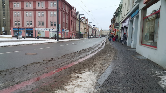 Winter in Hradec Kralove, Czech