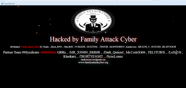 Hacked By Family Attack Cyber