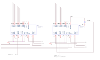 Circuit diagram of12 bit ADC with 8051