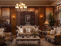 Great Oak Antique Furniture Style Sofa Luxury Home