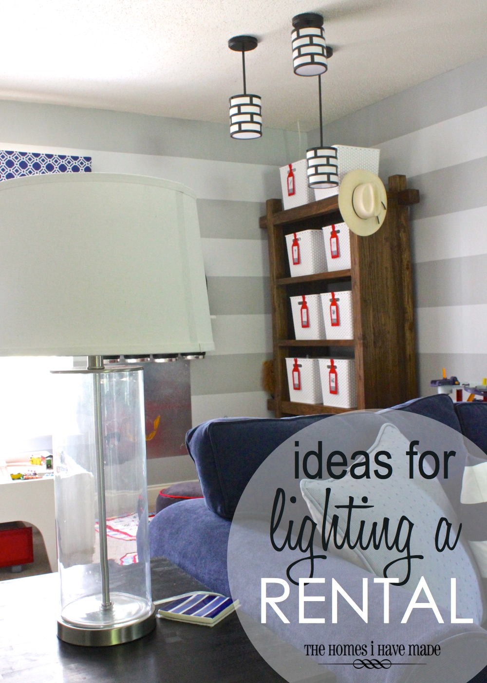 Ideas For Lighting A Rental The Homes I Have Made pertaining to bedroom lighting no overhead pertaining to Invigorate