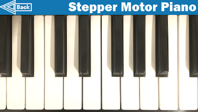 Stepper Motor Piano Background Image for Interface 2 (arduinobasics.blogspot.com)