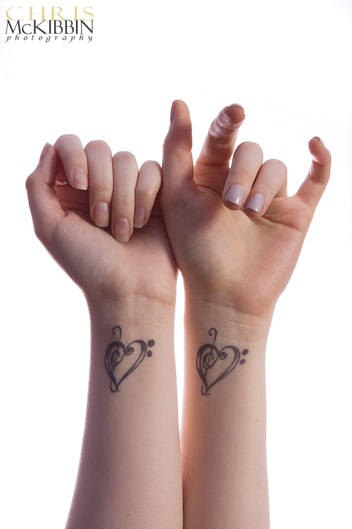 Matching Tattoos- the eternal love and devotion to each other.