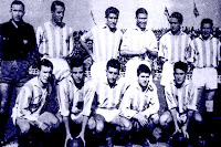 📸REAL VALLADOLID DEPORTIVO 📆12 abril 1959 ⬆️Benegas, Tini, Matito, Lesmes I, García, Pontoni. ⬇Mirlo, Pereda, Morollón, Ramírez y Beascoechea. REAL VALLADOLID DEPORTIVO 5 🆚 C. D. TARRASA 0 Domingo 12/04/1959, 17:00 horas. Campeonato de Liga de 2ª División, Grupo Norte, jornada 29. Valladolid, estadio Municipal José Zorrilla. GOLES: ⚽1-0: 12’, Matito. ⚽2-0: 40’, Ramírez. ⚽3-0: 60’, Pereda. ⚽4-0: 77’, Morollón. ⚽5-0: 89’, Matito.
