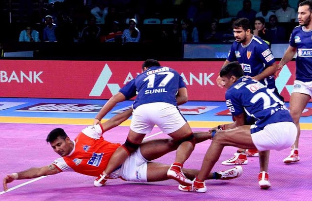 Pro kabbadi 2017 review of Dabang Delhi vs Haryana Steelers