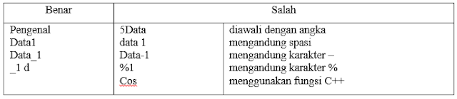 Identifier C++