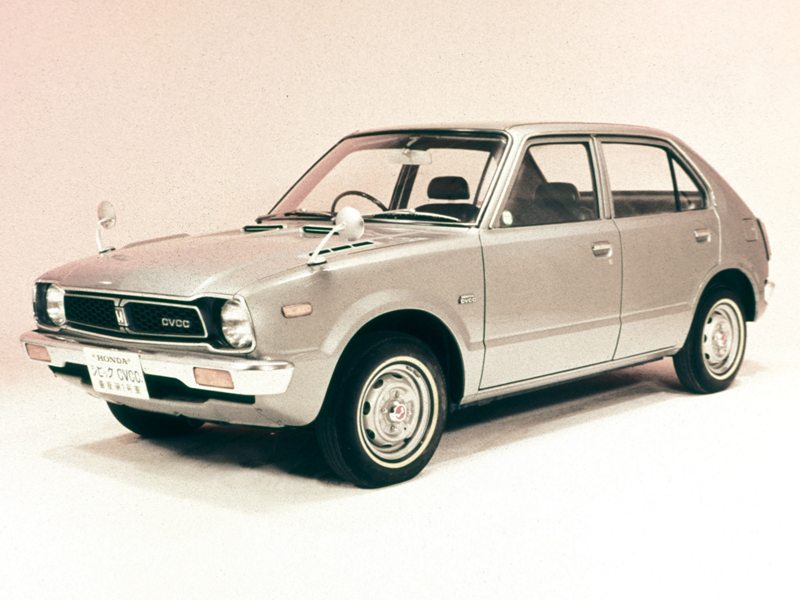 The first generation Honda Civic was introduced in 1972 but sold as a 1973 