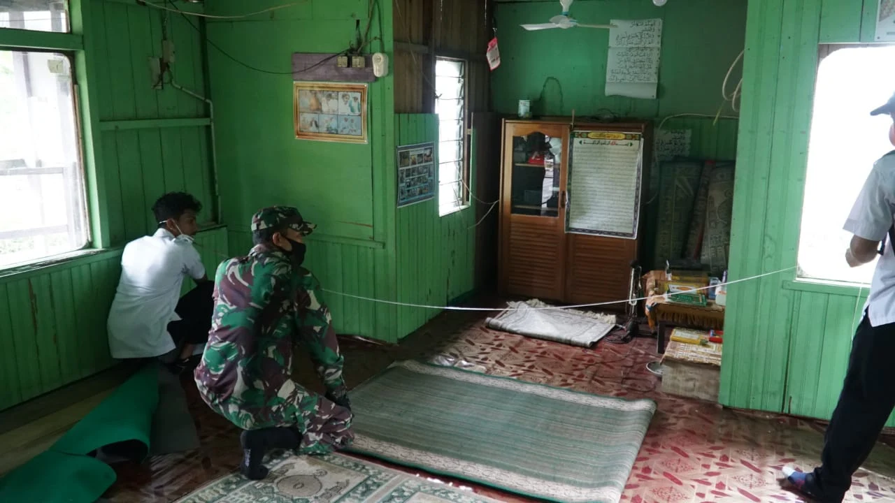 Ternyata Sebelum Mushola Dibangun Dilakukan Pengukuran