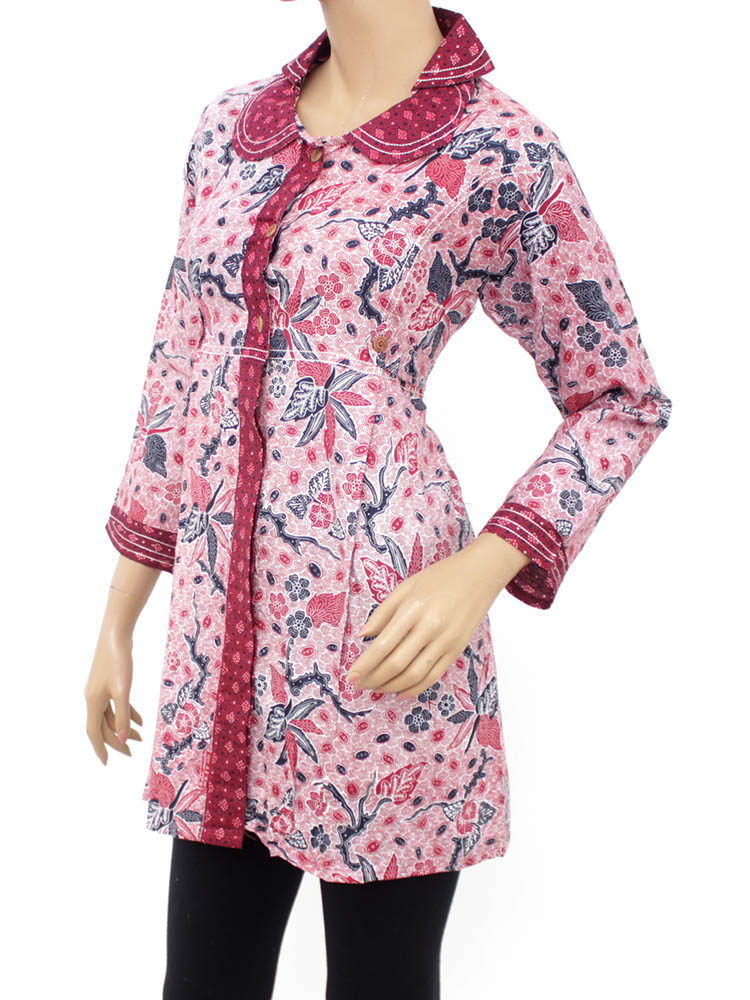 54+ Ide Terbaru Desain Baju Atasan Batik Wanita