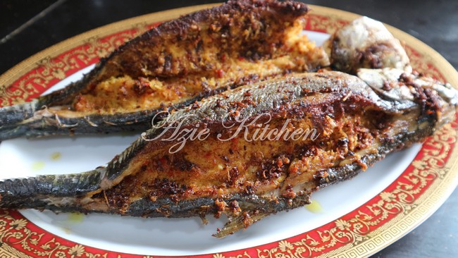 Ikan Cencaru Sumbat Sambal Kelapa Azie Kitchen
