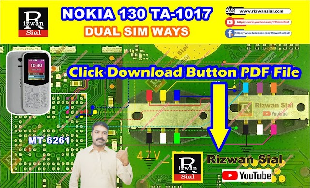 nokia 130 ta 1017 sim ways || ta-1017 insert sim problem