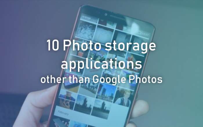 Photo Storage Applications