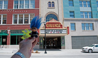 Route 66 Troll at the Gillioz Theatre in Springfield Missouri