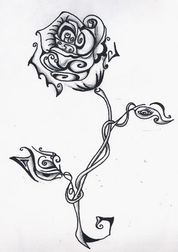 rose tattoos designs. free Rose tattoos design