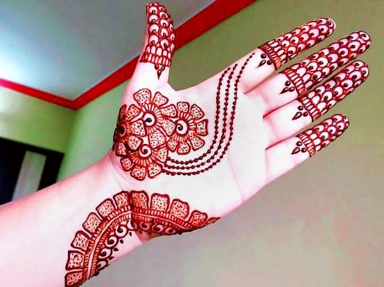Beautiful Latest Simple Arabic Pakistani Indian Bridal Girl Mehndi Designs Front Hand Arabic Mehndi Designs For Stylish Girls