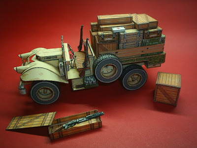 WW2 Bedford Truck Papercraft