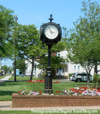 North Wildwood Town Clock in New Jersey - Located in front of City Hall