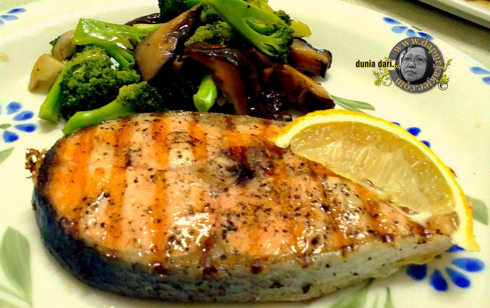 FauziahSamad.com: 332. Menu sihat --- Grill Salmon