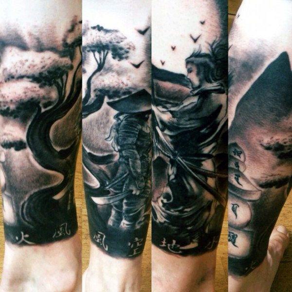 30 mangas de tatuagens japonesas para homens