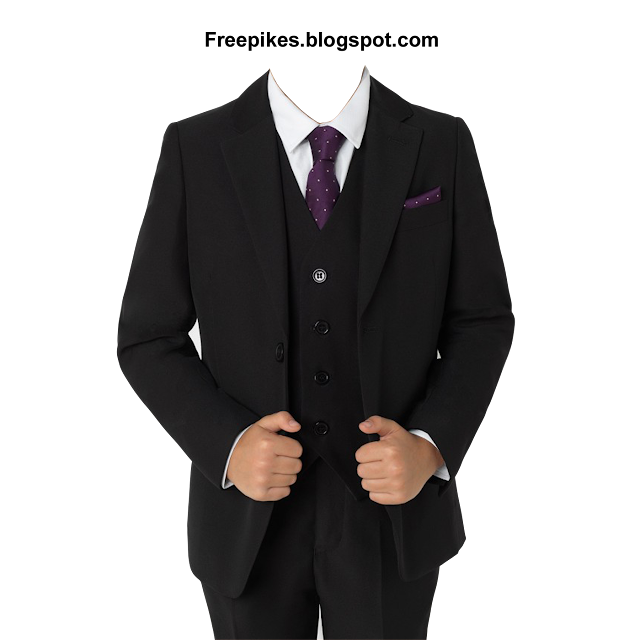 Black color Pant Coat PNG dress for Men's - Men's Suit