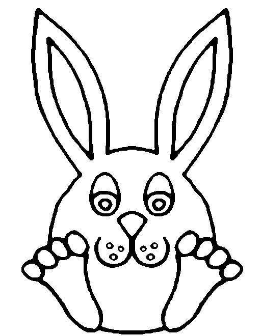 Easter Coloring Pages: Easter Rabbit Coloring Pages