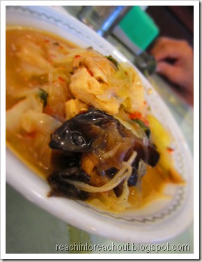 Vegetable + Black fungus :)