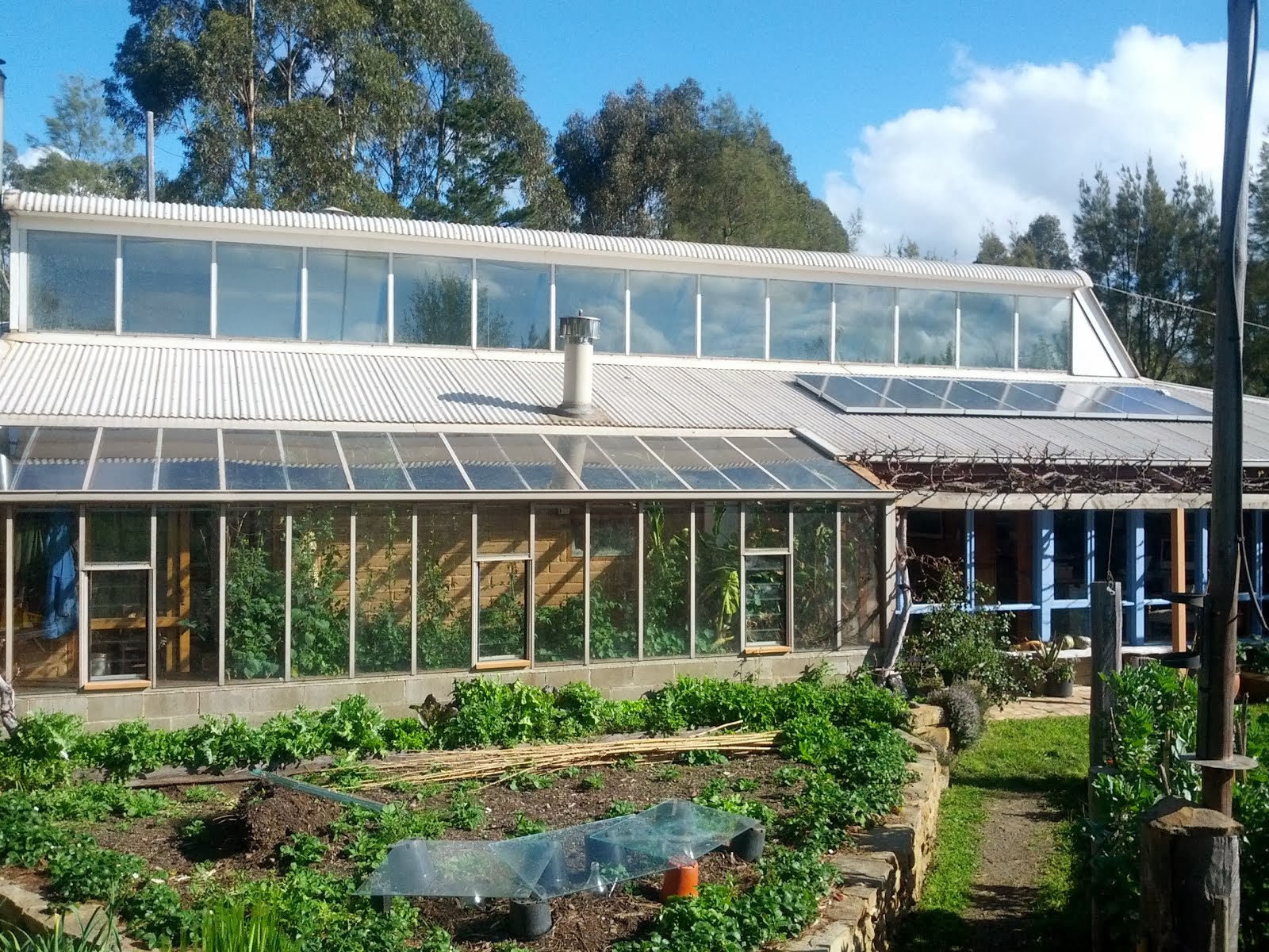 David Holmgren's passive solar house