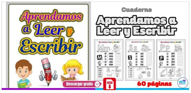 Cuaderno Aprendamos a Leer y Escribir