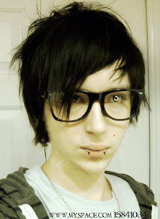 short emo hair