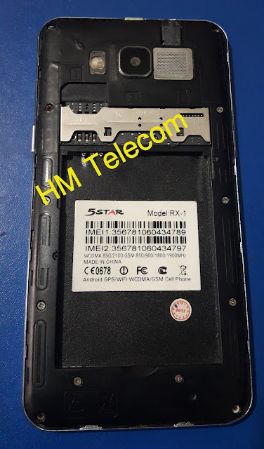 5 Star  MT6572_ RX-1 (NAND) flash file without password by HM  Telecom