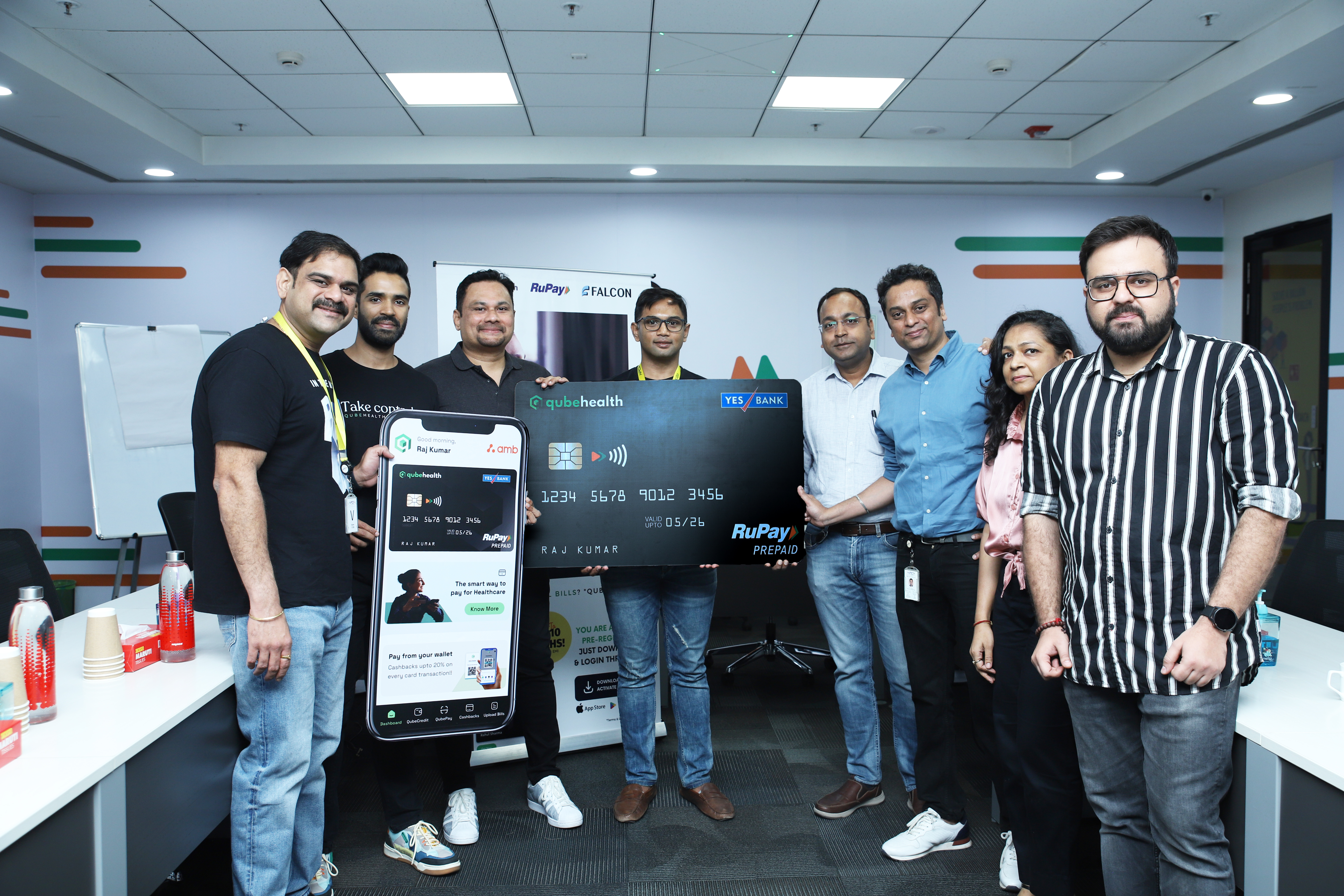 India’s 1st Health Wallet and Super Card Launching As QubeHealth Partners NPCI and BaaS Startup Falcon